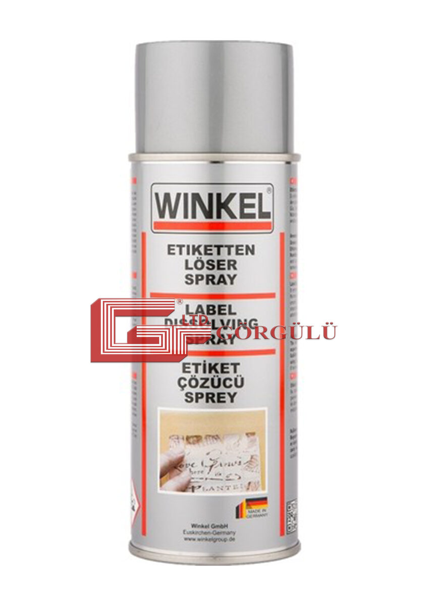 Winkel Winkel Etiket Çözücü Sprey