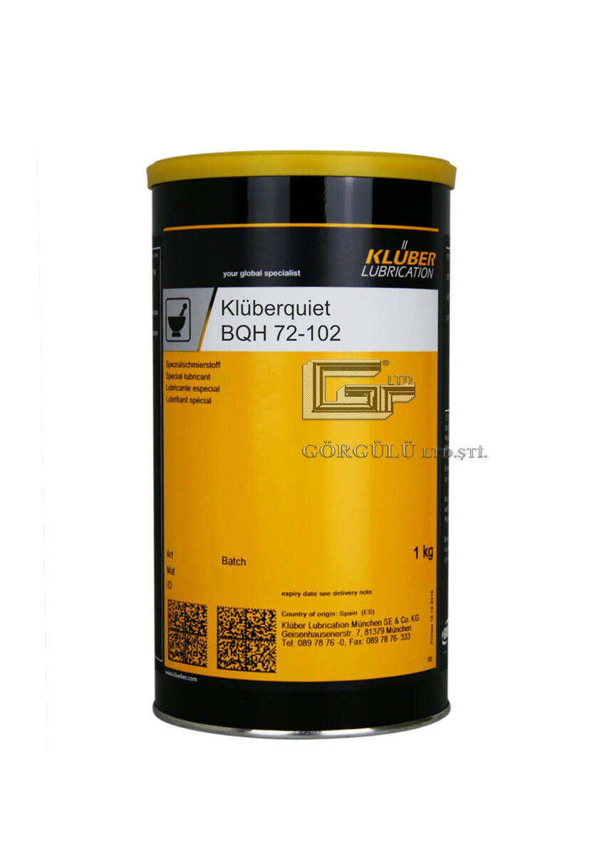 Klüber Kluberquiet BQH 72-102 400gm Kartuş