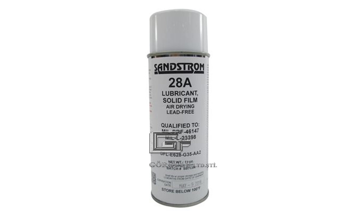 Sandstrom SANDSTROM 28A Gri MIL-PRF-46147 ve MIL-L-23398 Katı Film Yağlayıcı