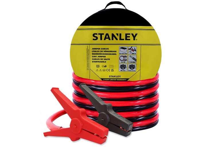 Stanley Stanley 6V/12V/24V 480Amper 4,5Metre 35mm2 Akü Takviye Kablosu