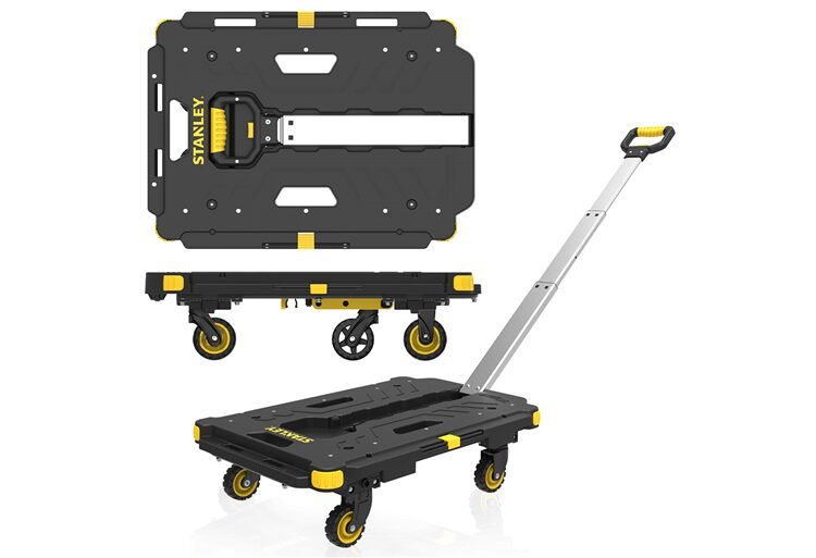 Stanley Stanley 137kg 62x45cm Dört Tekerli Çekme Kollu Yük ve Paket Taşıma Arabası